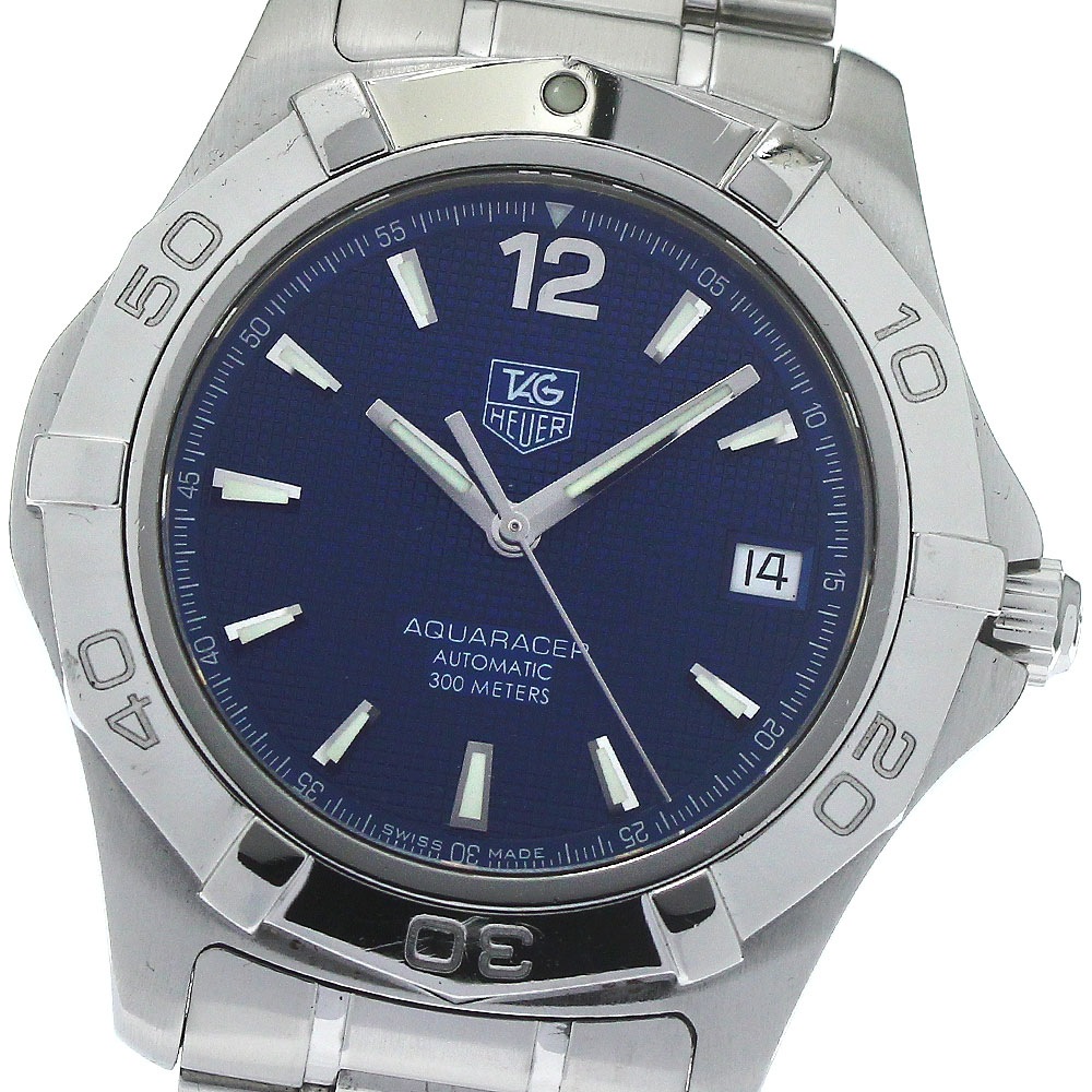 タグホイヤー TAG HEUER WAF2112 アクアレーサー デイト 自動巻き メンズ _785154【中古】