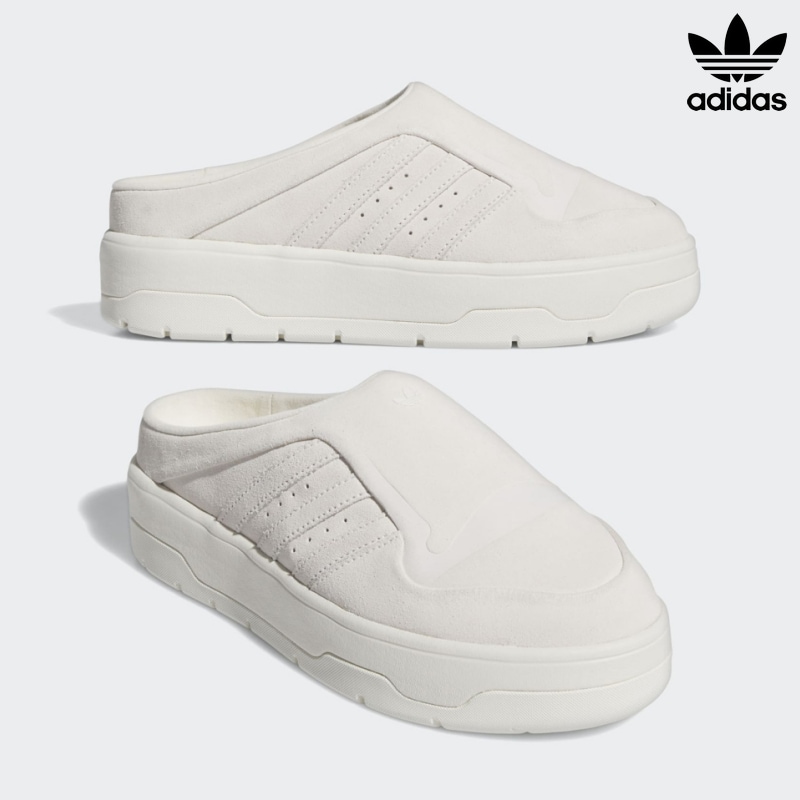 [ADIDAS] アディダス オリジナルス ライバルリー ロー クラウドホワイト/グレーワン / RIVALRY LOW MULE WHITE