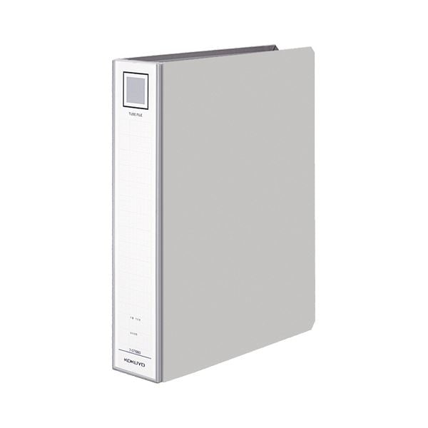 (まとめ) コクヨ ガバットチューブファイル(エコツイン) A4タテ 500800枚収容 背幅6595mm シルバー フ-GT680C 1冊 (×5セット)