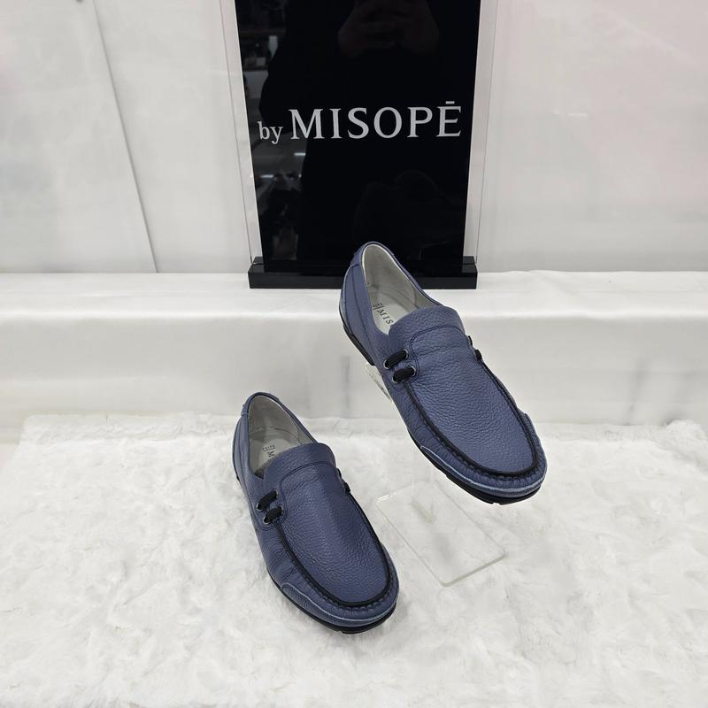 By 男性 カジュアル コンフォート ローファー 121HT837FF010 LBLUE 2 JJ