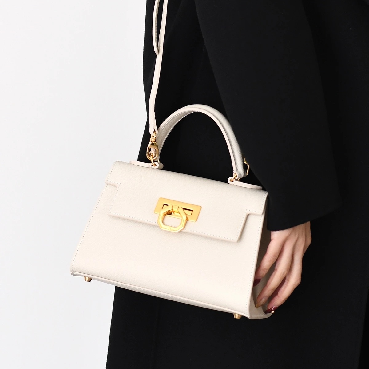 バッグ ハンドバッグ GRETA 245 グレタ245 レディース レザー ベージュ ショルダーバッグ 2way 本革 カーフレザー 牛革 ミニバッグ オケージョン フォーマル カジュアル