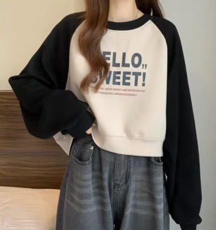 トップス デート モテアイテム トレーナー 長袖 ラグラン コットン 可愛い きれいめ 上品 おしゃれ かっこいい 可愛い ラブリー キュート ガーリー クール モード系 セクシー エレガント