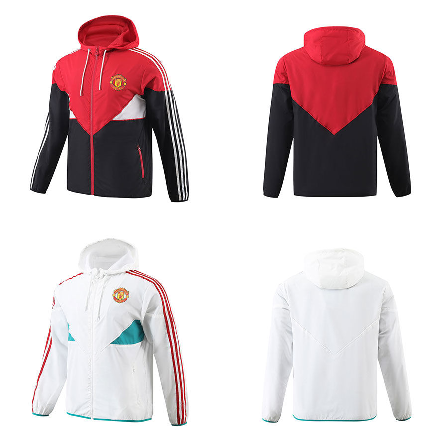 2324 マンチェスターユナイテッド トレーニングユニフォーム外観ユニフォームジャージメンズ長袖ウインドブレーカージャケットサッカーユニフォーム秋冬スポーツ試合前ユニフォーム 5,506円
