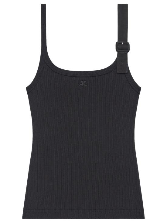 COURREGES Women Tops 126JDE153 JS01949999 BLACK