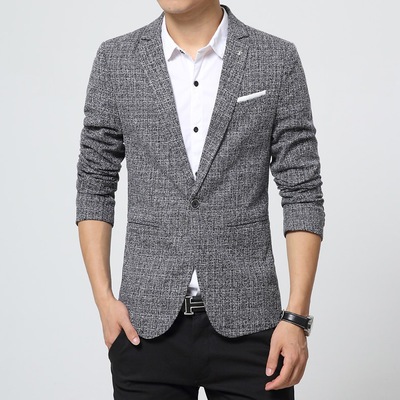 スリムフィット ジャケット 男性 メンズ レッド グレー M-5XL 大きいサイズ 春秋 カジュアル 新作 韓国風沖縄離島を除く