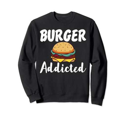 ハンバーグ チーズバーガー バーガー 中毒 ファーストフード トレーナー