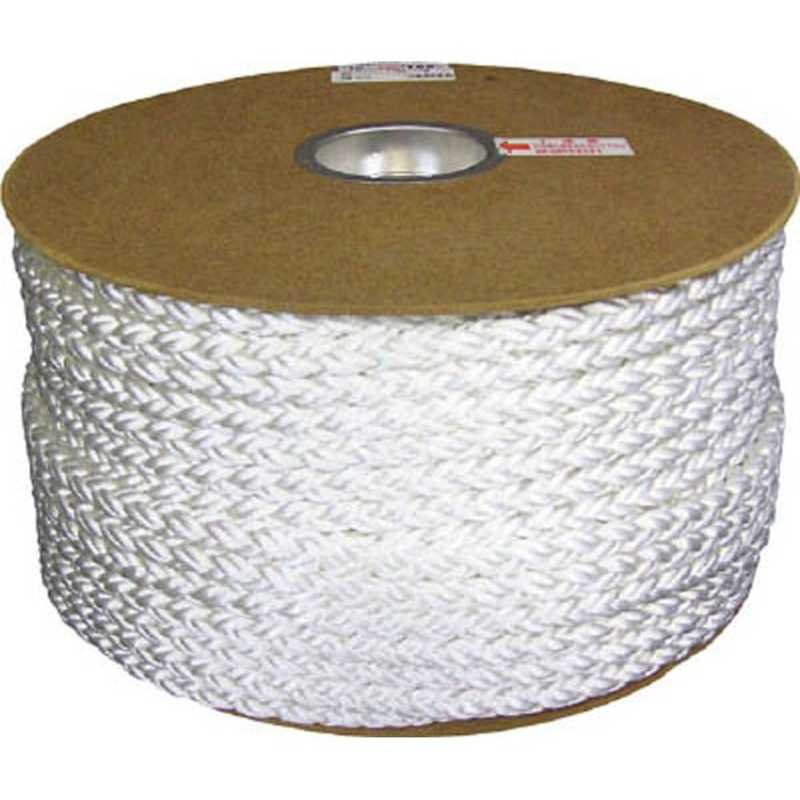 ユタカメイク　ユタカ ポリエステルクロス係留ドラム巻 12φ×100m 白　PRD-6