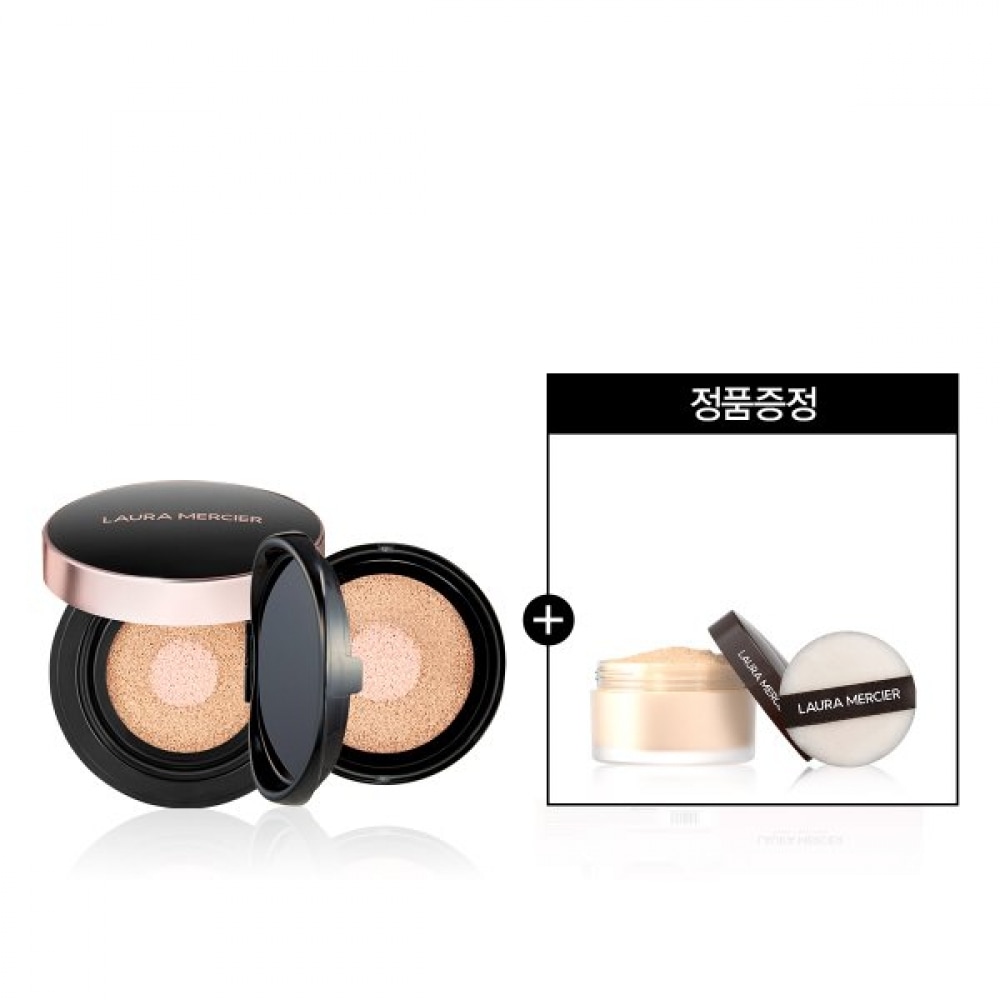 ローラ メルシエ フロリス リュミエール クッション+リフィル (パウダー トラベル + ミニ パフ プレゼント)