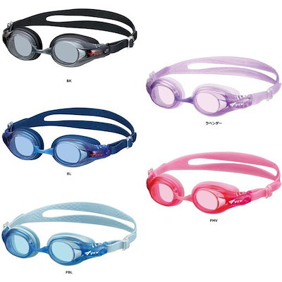 他サイト： V722J BK BK ZURRO(ズット) ジュニア スイミングゴーグル (6～12歳) ブラックの商品画像