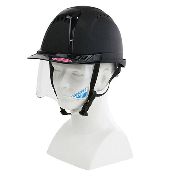 TOYO マット塗装ヘルメット黒 NO.391F-S-C