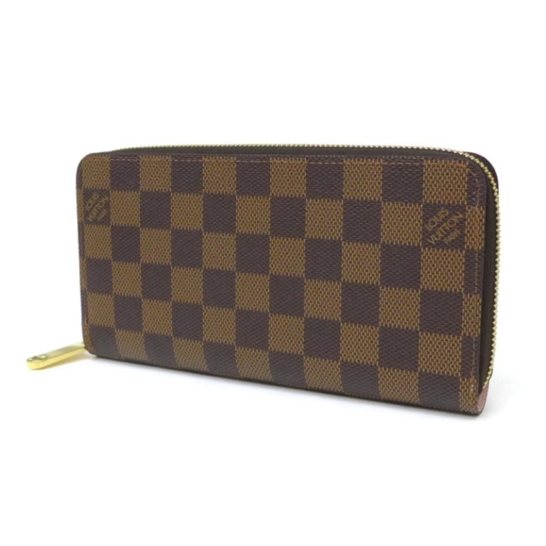 【新品】ﾙｲｳﾞｨﾄﾝ 長財布 ｼﾞｯﾋﾟｰｳｫﾚｯﾄ N60046 ﾀﾞﾐｴ ﾛｰｽﾞﾊﾞﾚﾘｰﾇ LOUIS VUITTON ｳﾞｨﾄﾝ (42060)