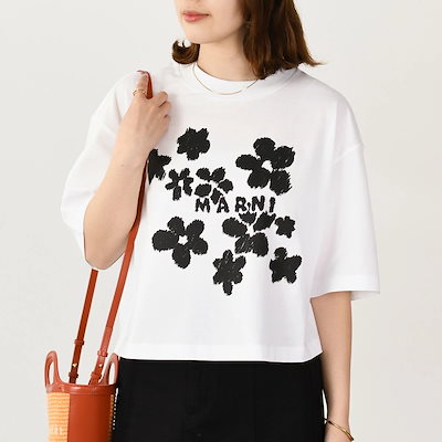 Tシャツ トップス Daisy Garden プリント ジャージーコットンTシャツ THJE0333P4 USCX40 レディース