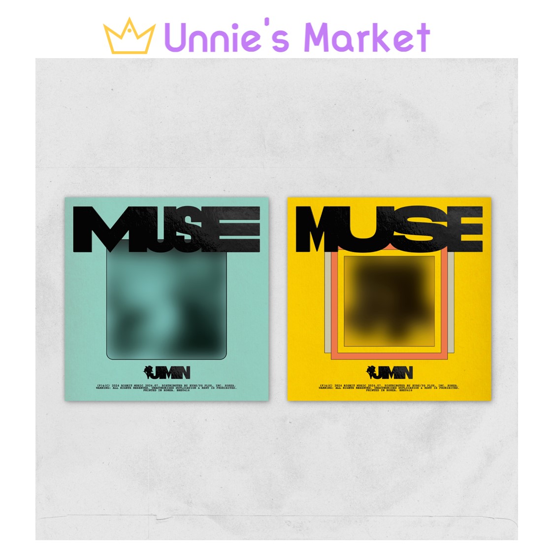 [SET] Jimin (BTS) - MUSE Album (BLOOMING ver. / SERENADE ver.) + Free Photocard 1EA(fan-made)