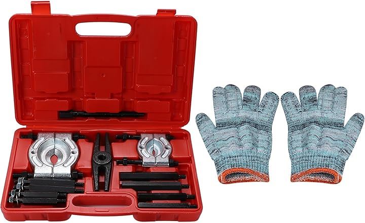 ベアリングプーラー 30-75mm ベアリング外し セパレーター ストレート ギヤプーラー 工具 セット(12点セット) 4,662円