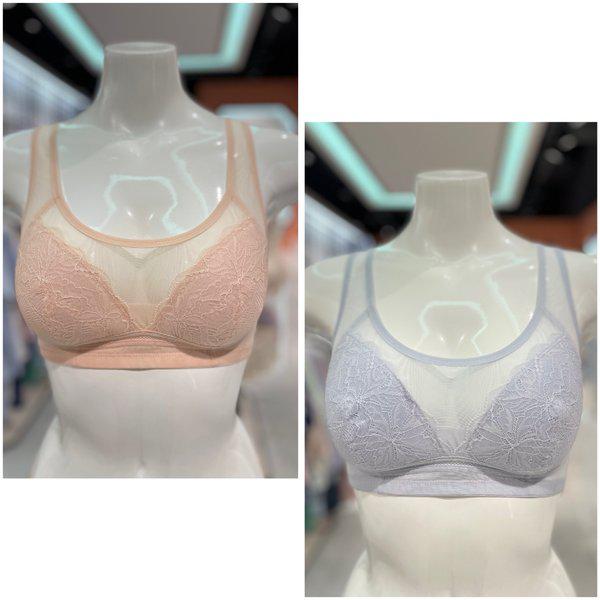 [스타필드고양] 자가드 레이스 메쉬 런닝형 노와이어 브라(BR6827)