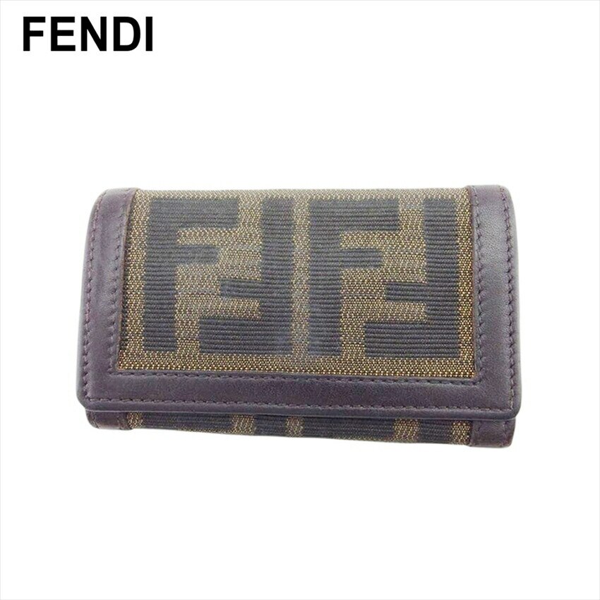 キーケース 6連キーケース ズッカ ブラック ブラウン ダークブラウン 中古 12,053円