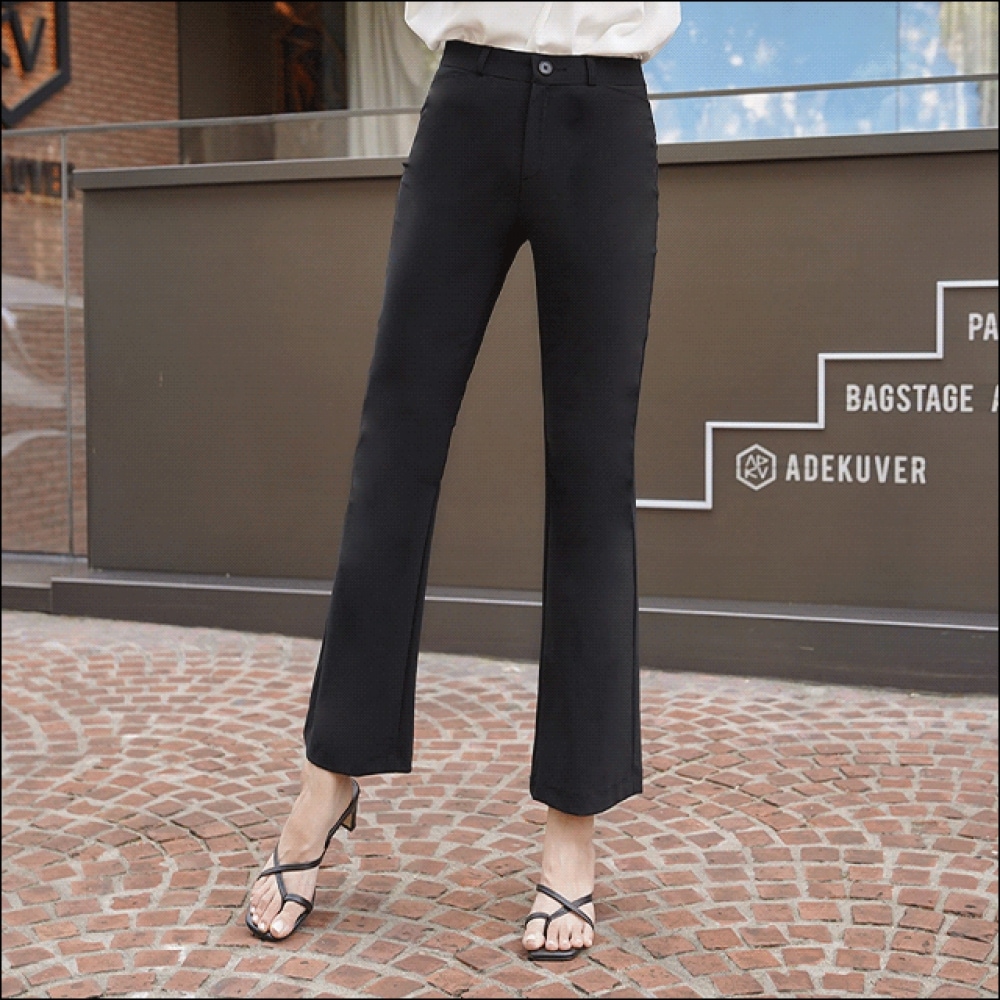 誰もが満足するクリック＆ファニーブーツカットスラックス【SMLサイズ】