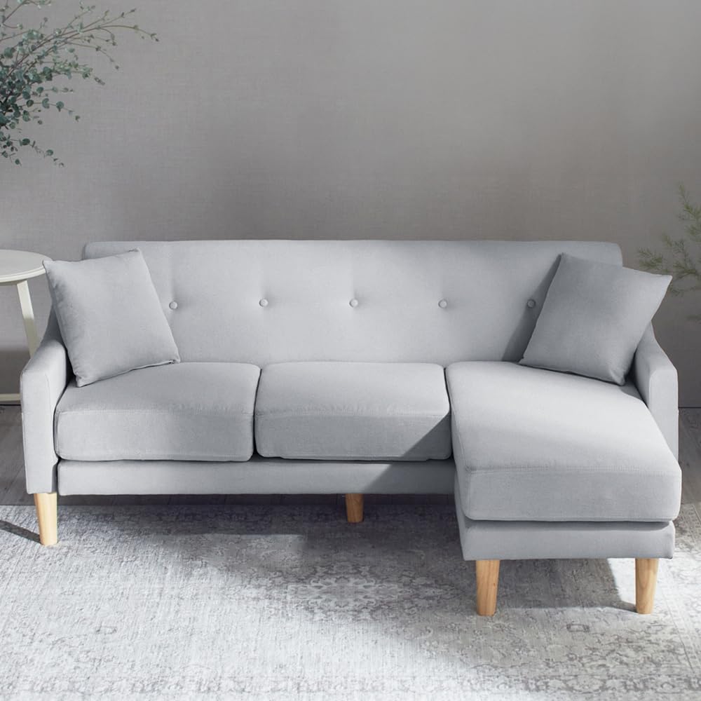 Couch Sofa, Low Sofa, Gray, Width 65.4 x Depth 46.5 x Height 26.8 inches (166 x 118 x 68 cm), Load C 23,958円