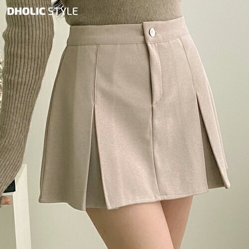 ボックスプリーツフレアミニスカート・p619892 4,633円