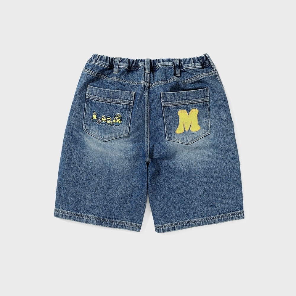 ディス・イズ・ネヴァー・ザット TNT ミニオンズデニムハーフショートブルー