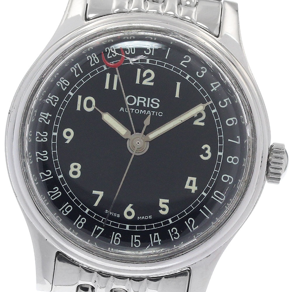 オリス ORIS 7548-40 ポインターデイト 自動巻き メンズ _940752【中古】