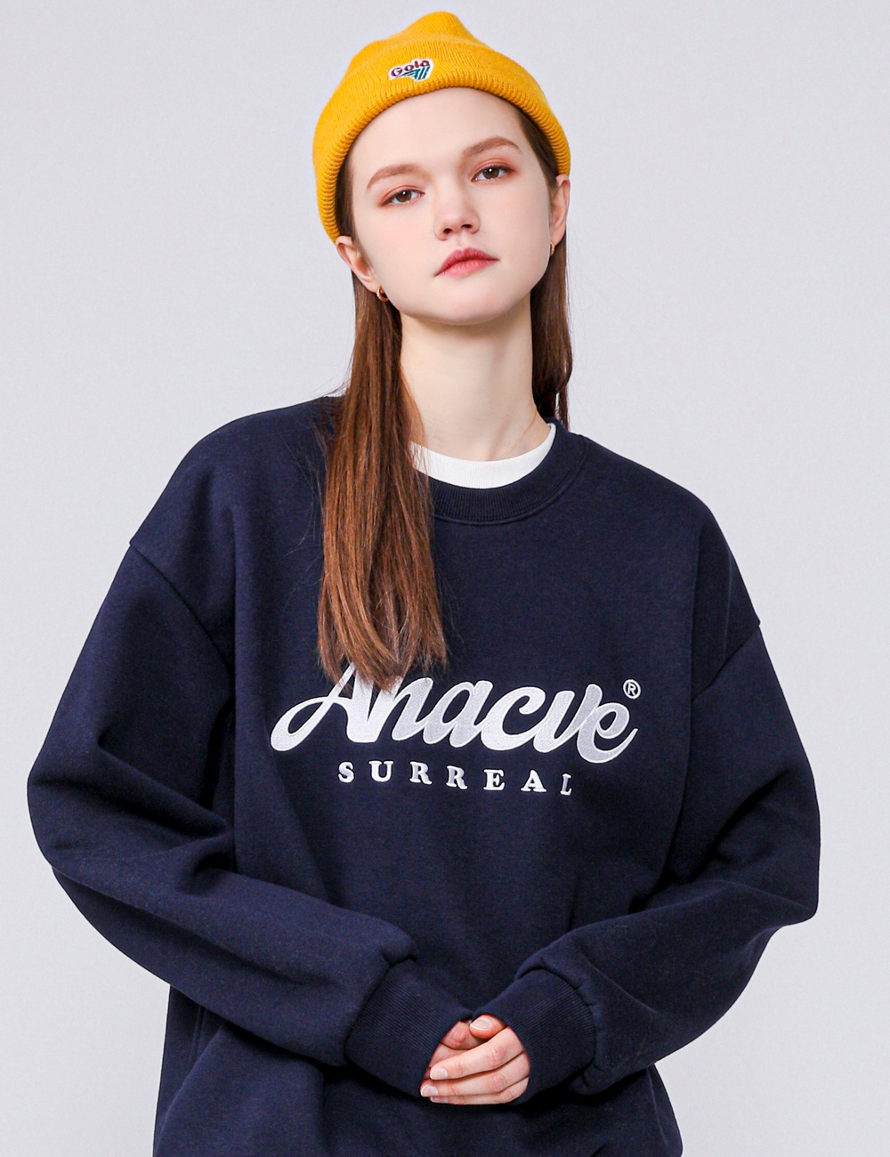 FLOWING CENTER STITCH LOGO SWEATSHIRT 韓国正規品 MTM