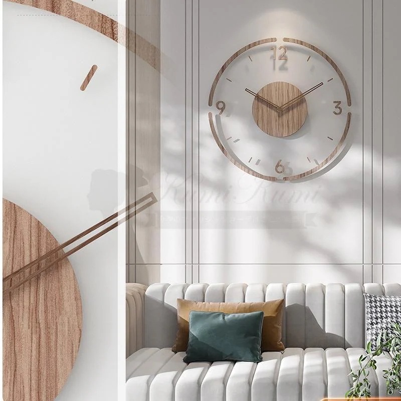 壁掛け時計 掛け時計 木製 薄型のデザイン おしゃれ 静音 お洒落 プレゼント 木目調 知育時計 音がしない ドーム型 オフィス 静穏 連続秒針 ウッド 自宅新作
