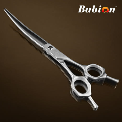 [韓国公式/正規品]バビオン ML 犬 愛犬 カーブ ハサミ 美容ハサミ M4-751C 18.5cm(7.5インチ)