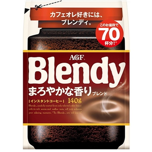 ブレンディ まろやかな香りブレンド 袋 140g x12 メーカー直送