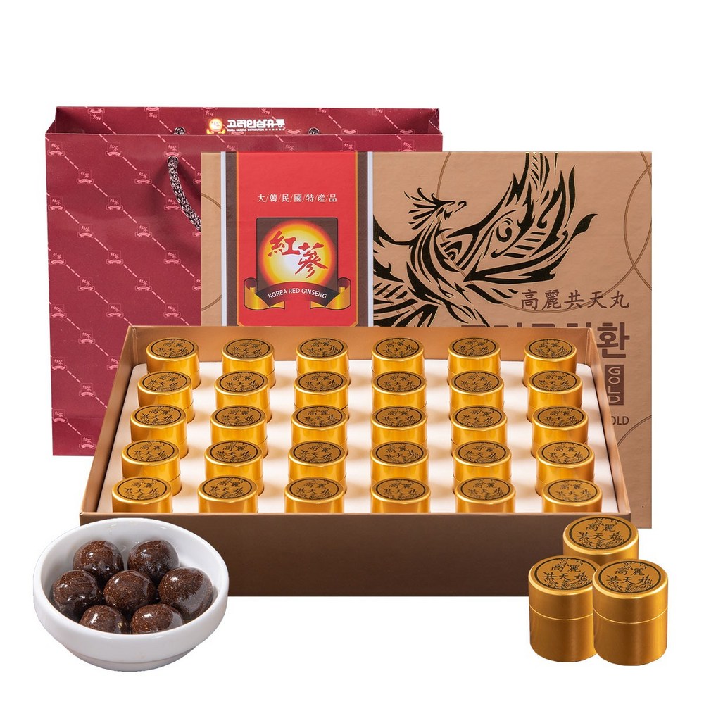 高麗人参流通高麗空天ファンゴールド30p +ショッピングバッグ