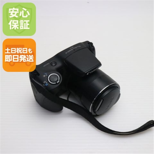 超美品 PowerShot SX420 IS ブラック コンデジ Canon 93