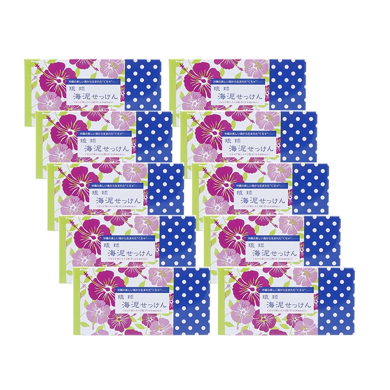 琉球海泥せっけん 100g 2個入 10箱セット 洗顔料 洗顔 全身用 沖縄 せっけん