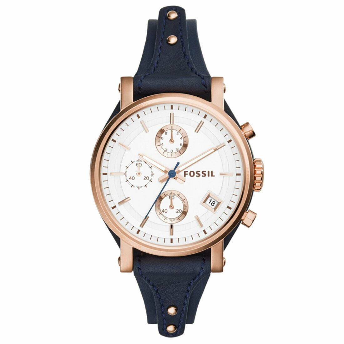 Fossil ES3838 Rose Gold Tone Case Women s Watch