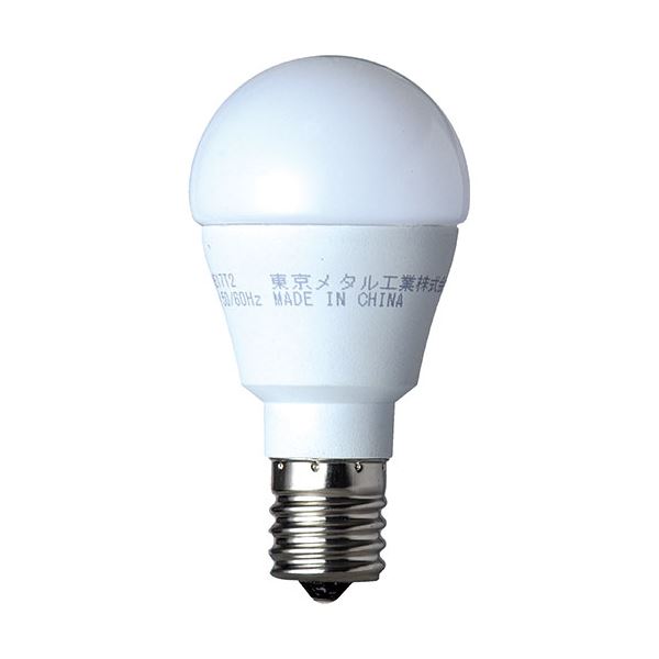 [5個セット] 東京メタル工業 LED電球 ミニクリプトン型 電球色 40W相当 口金E17 調光可 LDA5LD40WE17T2X5
