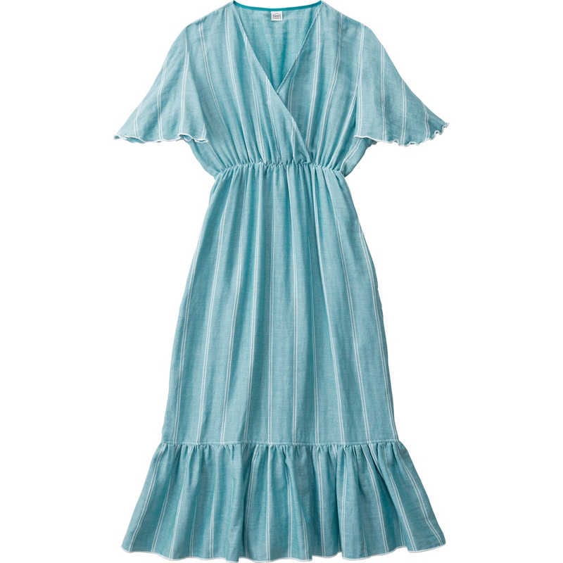 タオル美術館　cococi beauty リリー カシュクールワンピース グリーン 10,032円