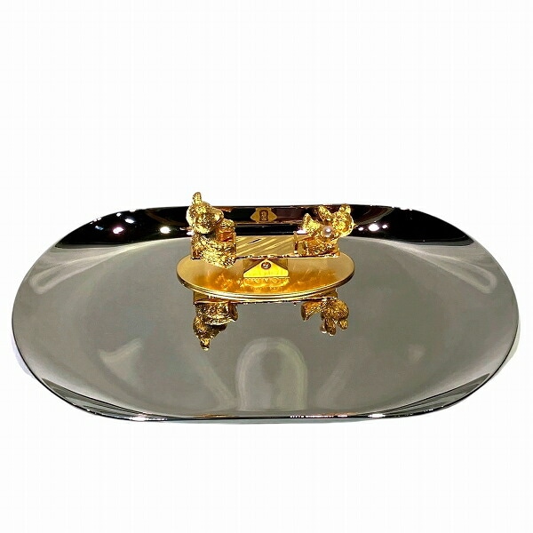 ミキモト クマ シーソー ジュエリートレイ トレイ ユニセックス