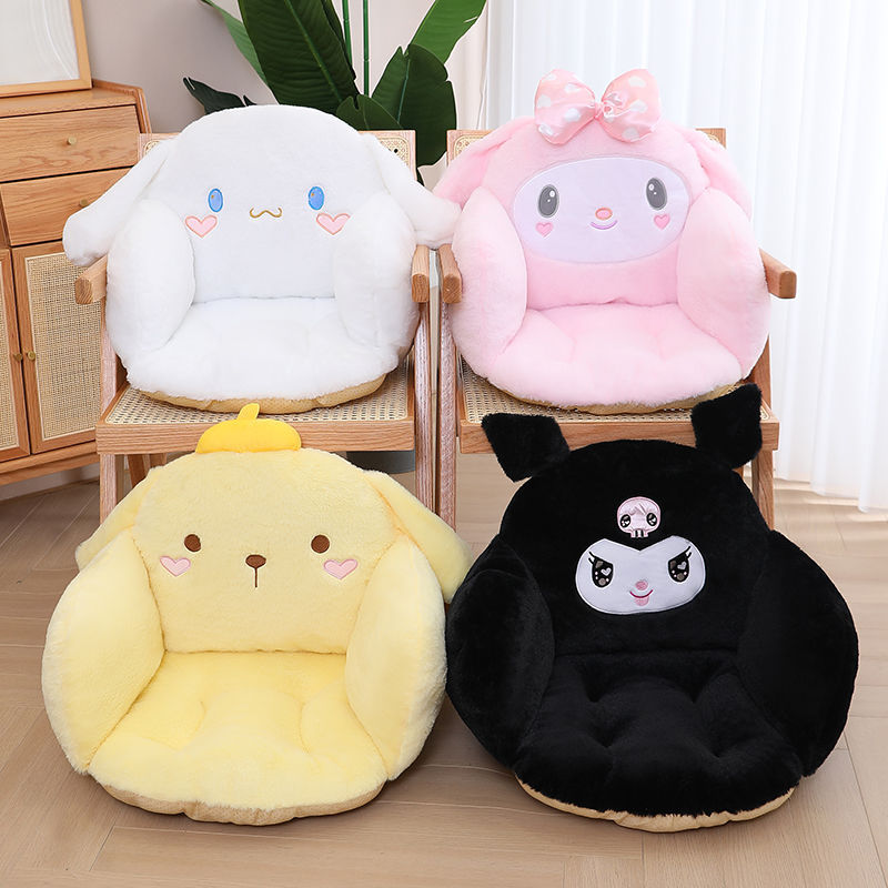 かわいいシナモン犬メロディクッション小さなソファぬいぐるみオールインワンオフィスチェアクッションお尻クッション学生寮