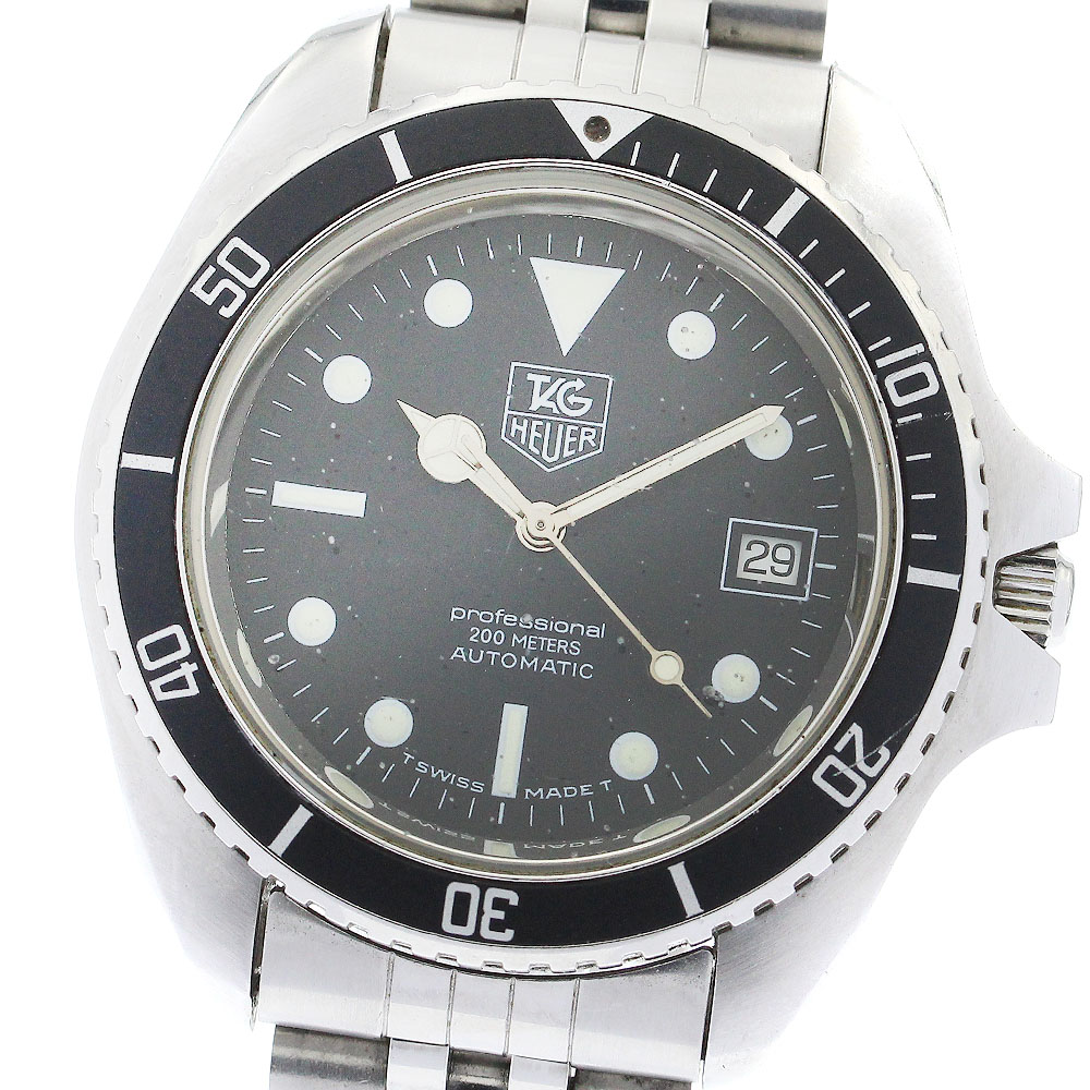 タグホイヤー TAG HEUER 844/5 プロフェッショナル 200m デイト Cal.2824-2 自動巻き メンズ _876483【中古】