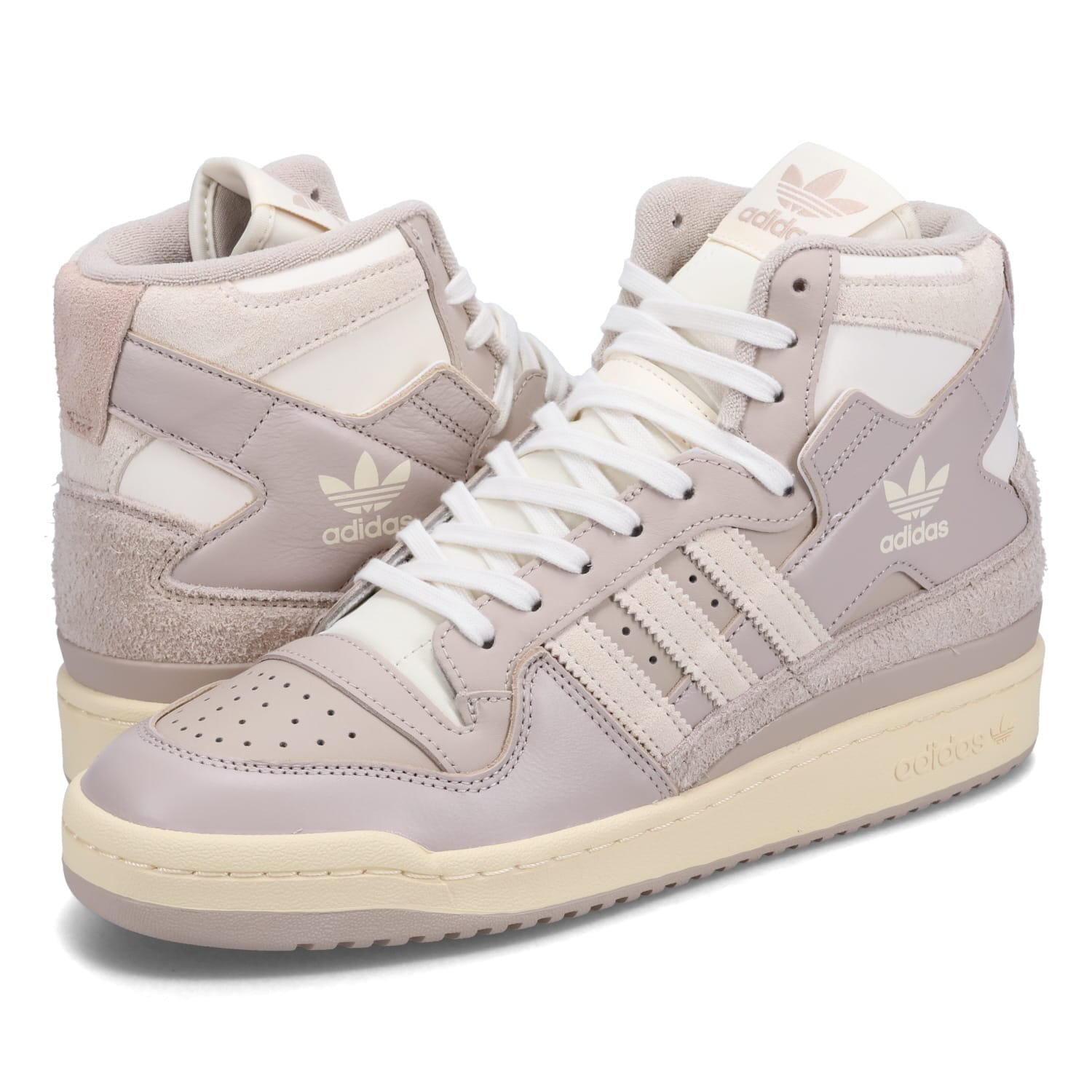 スニーカー フォーラム 84 ハイ メンズ ベージュ IE7225