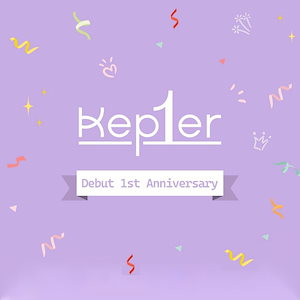 Kep1er Debut 1st Anniversary Official トレカ (Random 1ea)