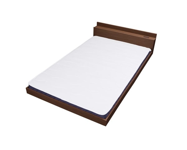 アイリスオーヤマ マットレス付きフロアベッドSD SBM-SD ブラウン(セミダブル) 22,018円