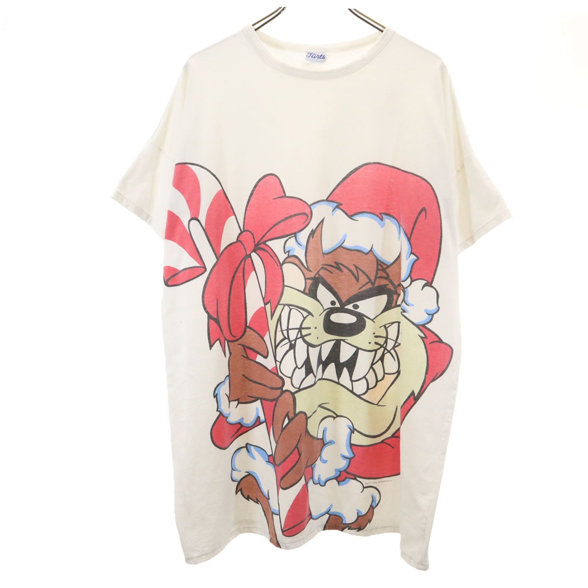 Flirts 90s オールド タズマニアンデビル 半袖 シングルステッチ Tシャツ ホワイト ワーナーブラザーズ メンズ 古着 7,803円