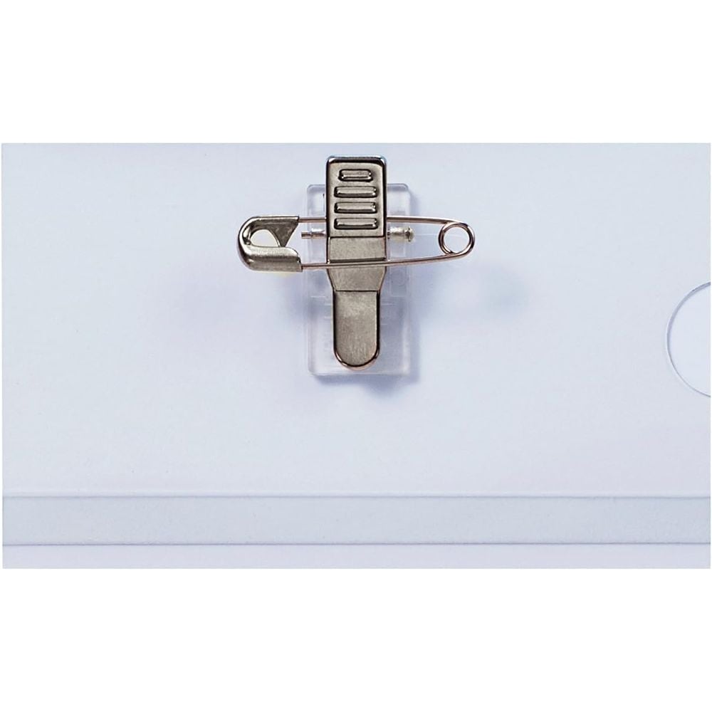 （まとめ買い）ライオン事務器 名札 ハードタイプ クリップ/ピン付 10個入 N31K-10P 290-40 [x3]