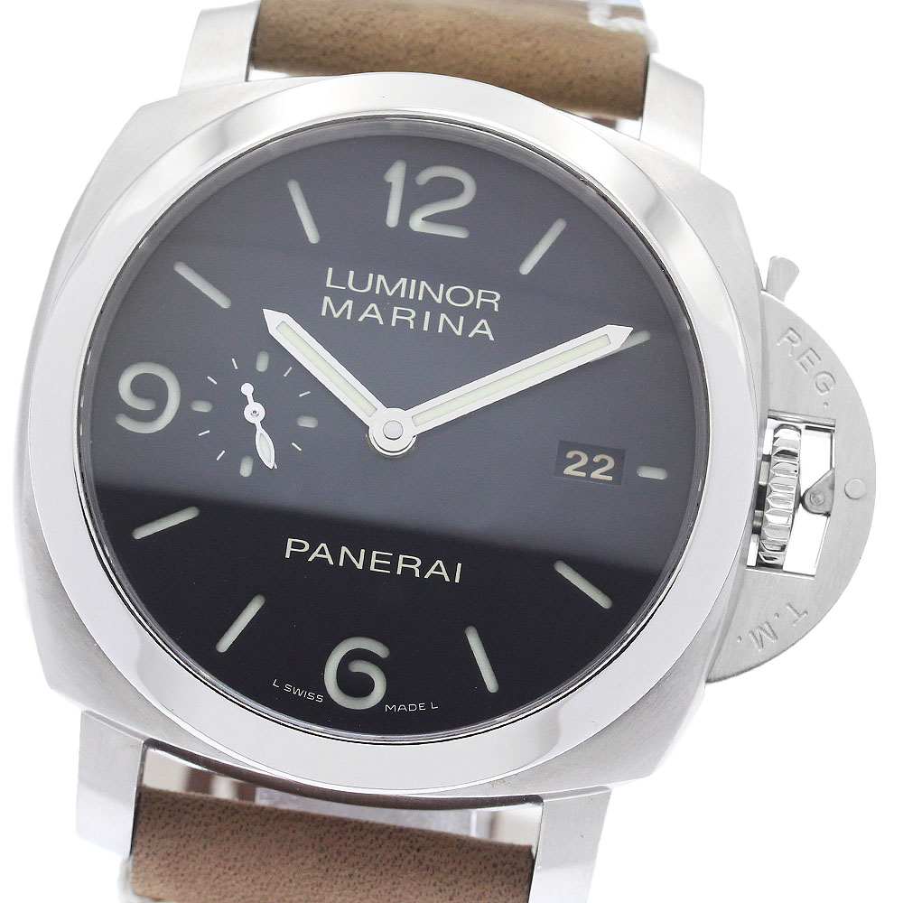 パネライ PANERAI PAM00359 ルミノール マリーナ 1950 3DAYS デイト 自動巻き メンズ 良品 _905959【中古】