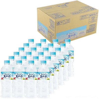 サントリー天然水 PET550ml24本 ミネラルウォーター【...のサムネイル