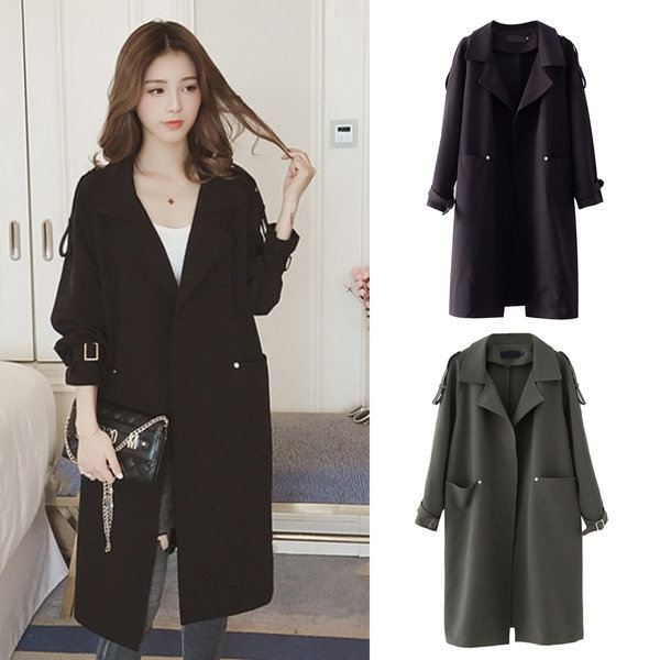 レディースコート トレンチコート ジャケット レディース 秋 春 ジャンパー カーディガン