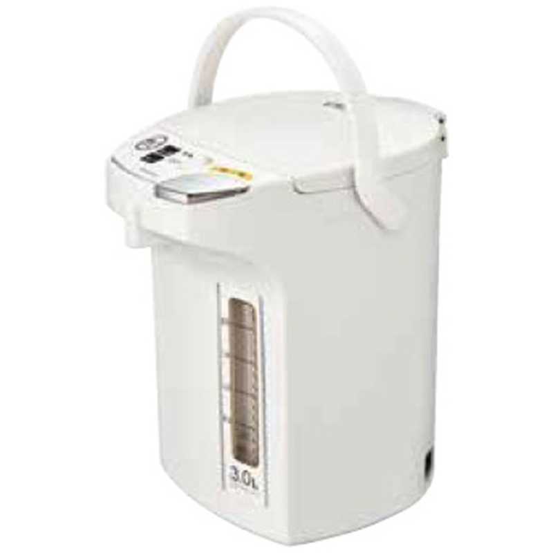 ピーコック　電気ポット 3.0L 電動給湯式 ホワイト　WMJ-30
