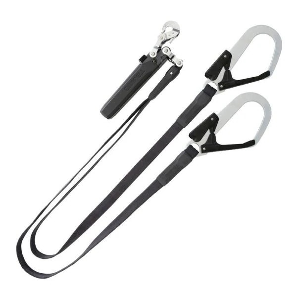 タジマ ハーネス用ランヤード平ロープ A1FR150－WL1BK ワークサポート 保護具 ランヤード