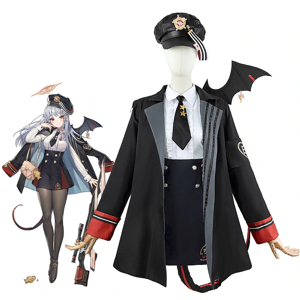 ブルーアーカイブ　黒舘ハルナ　ハルナ　コスプレ衣装期間限定30％