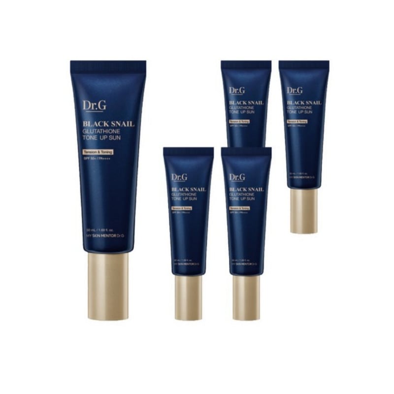 【グルタチオンベース】ブラックスネイル トーンアップ日焼け止め 50ml×5本セット (ベースメイク / 水分ツヤ / 弾力) 8,360円